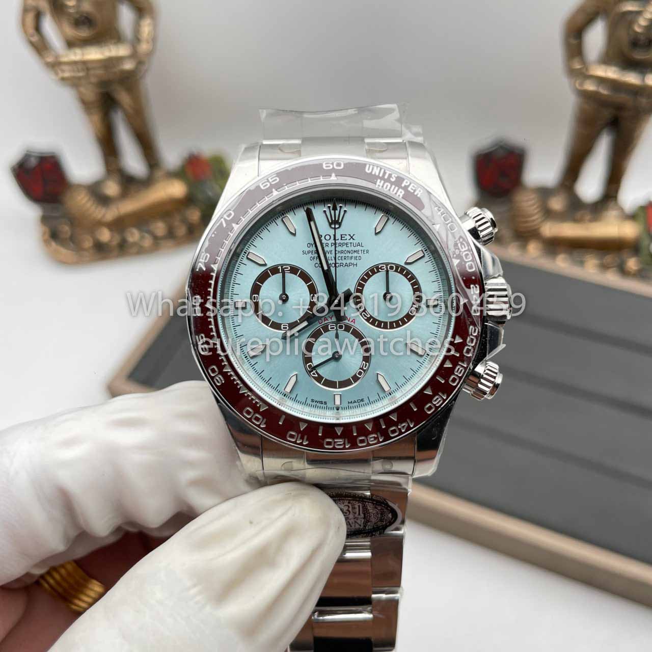 Rolex Cosmograph Daytona m126506-0002 Miglior clone Movimento pulito di fabbrica 4131 blu ghiaccio