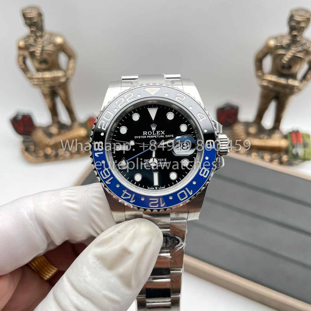 Rolex GMT Master II M126710blnr-0003 1:1 Best Edition Clean Factory V3 Lunetta in ceramica