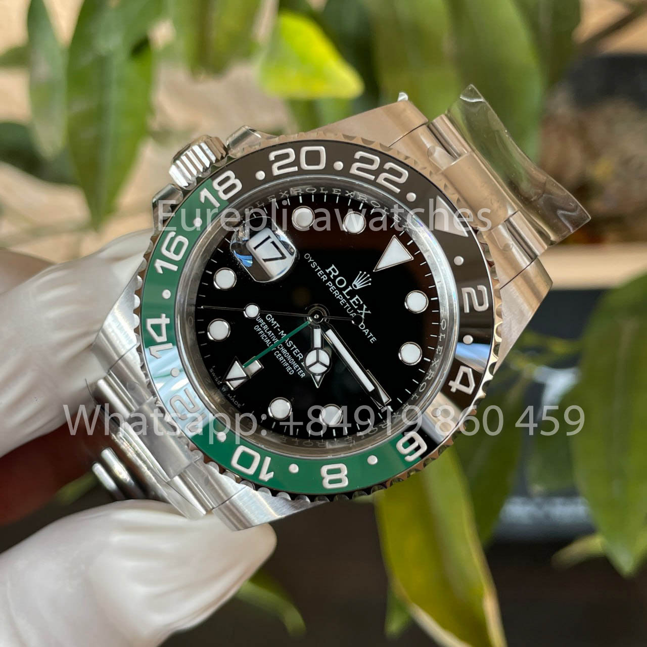 Rolex GMT Master II M126720VTNR-0001 Oyster Strap 1:1 Miglior clone pulito Aggiornamento di fabbrica 2025