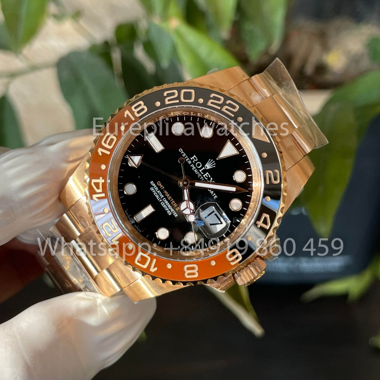 Rolex GMT Master II M126715CHNR-0001 1:1 Best Clone Clean Factory Newest Version 2025