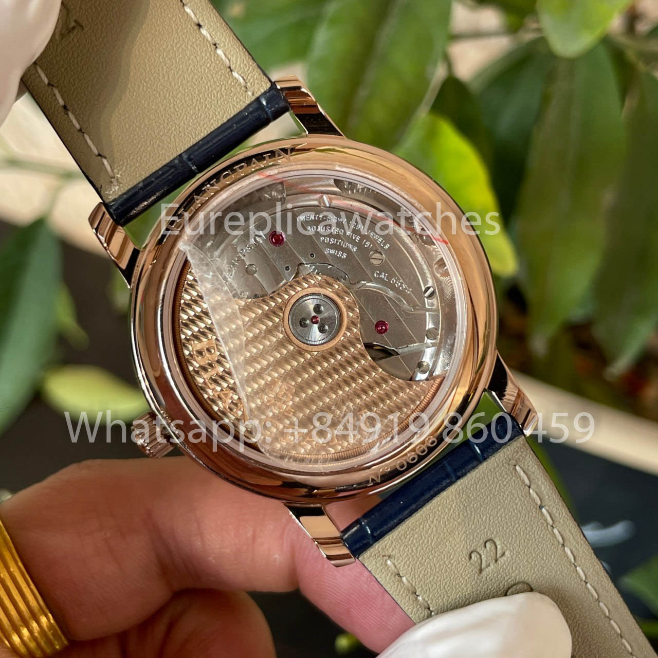 Blancpain Villeret 6654-3640-55 1:1 Mejor Edición OM Factory V3 Oro Rosa