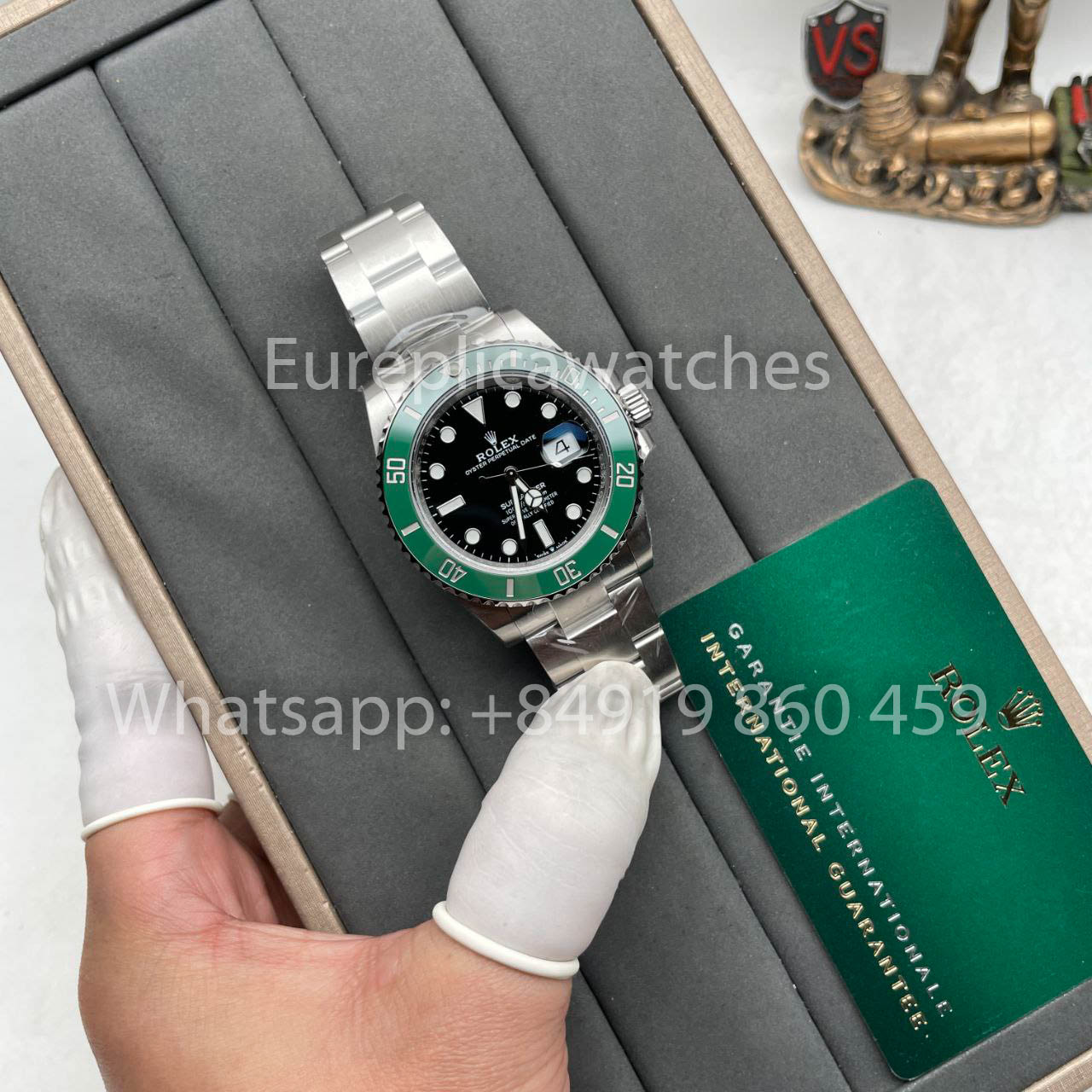 Rolex Submariner M126610LV-0002 Kermit 1:1 Miglior Clone VS Quadrante Nero di Fabbrica più recente 2025