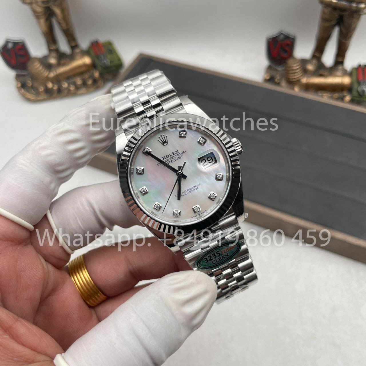 Rolex Datejust M278274-0006 Esfera de nácar 1:1 Mejor clon Limpio de fábrica