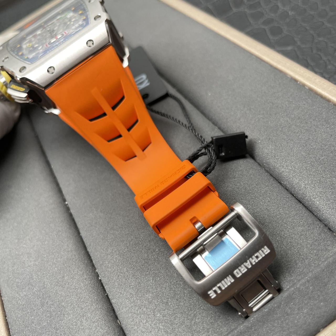 Richard Mille RM11-03 1:1 Best Edition KV Factory Orange Strap