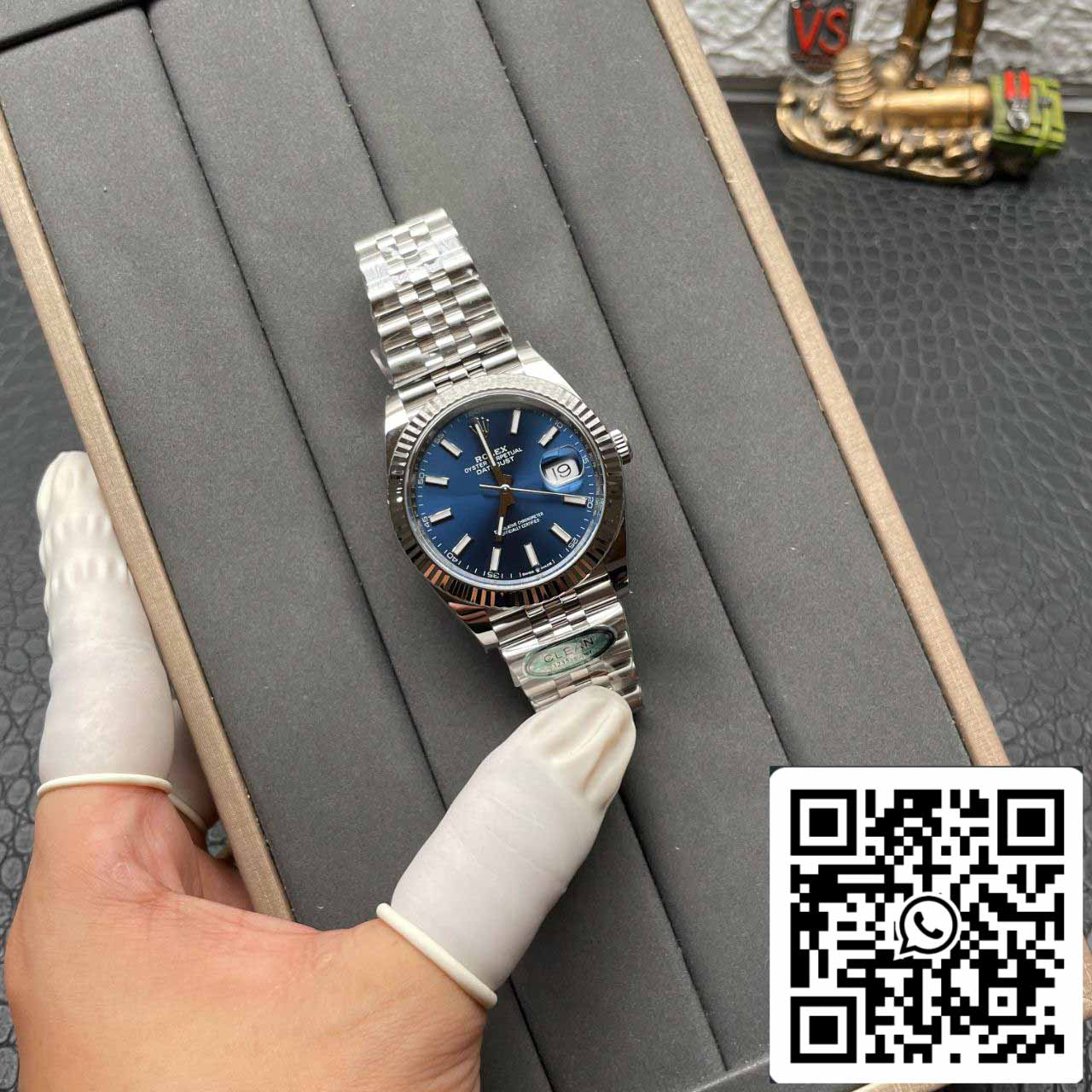 Rolex Datejust M126334-0002 Quadrante blu di fabbrica pulito della migliore edizione 1: 1