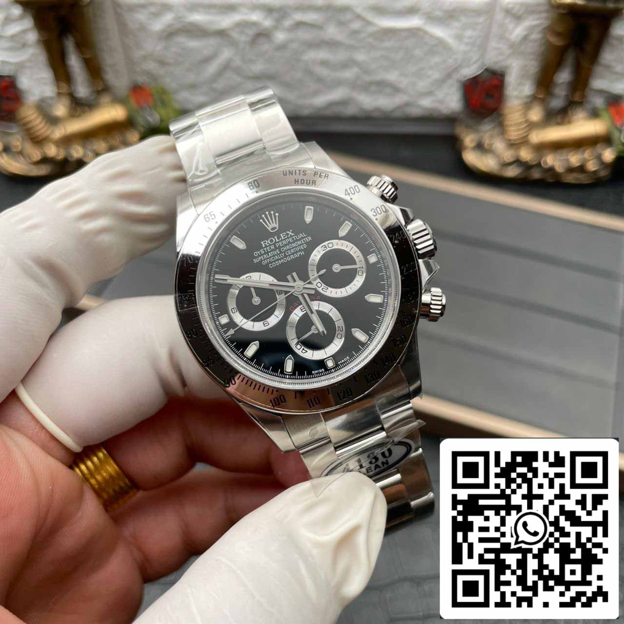 Rolex Cosmograph Daytona 116520 1:1 Best Edition Clean Factory Stainless Steel