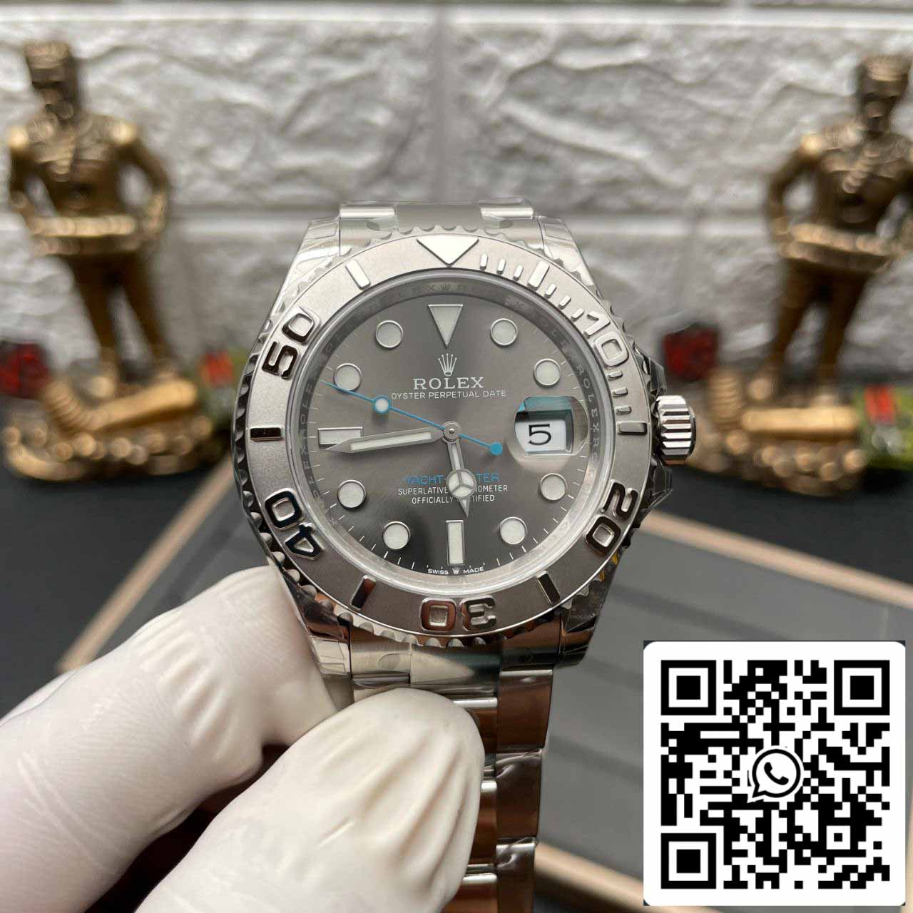 Rolex Yacht Master M126622-0001 40MM 1:1 Best Edition VS Cinturino in acciaio di fabbrica