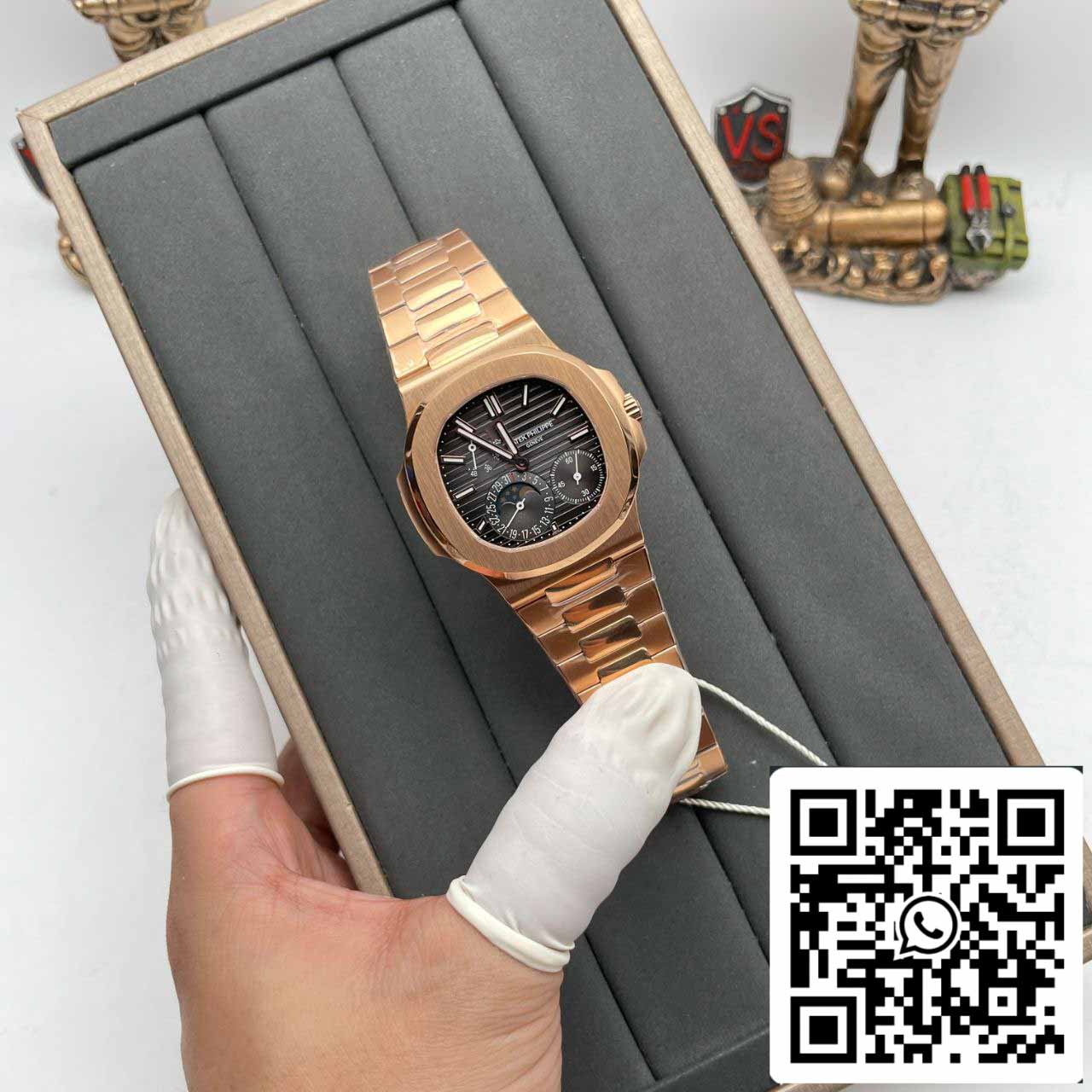 Réplica Patek Philippe Nautilus 5712/1R-001 esfera personalizada PPF V2