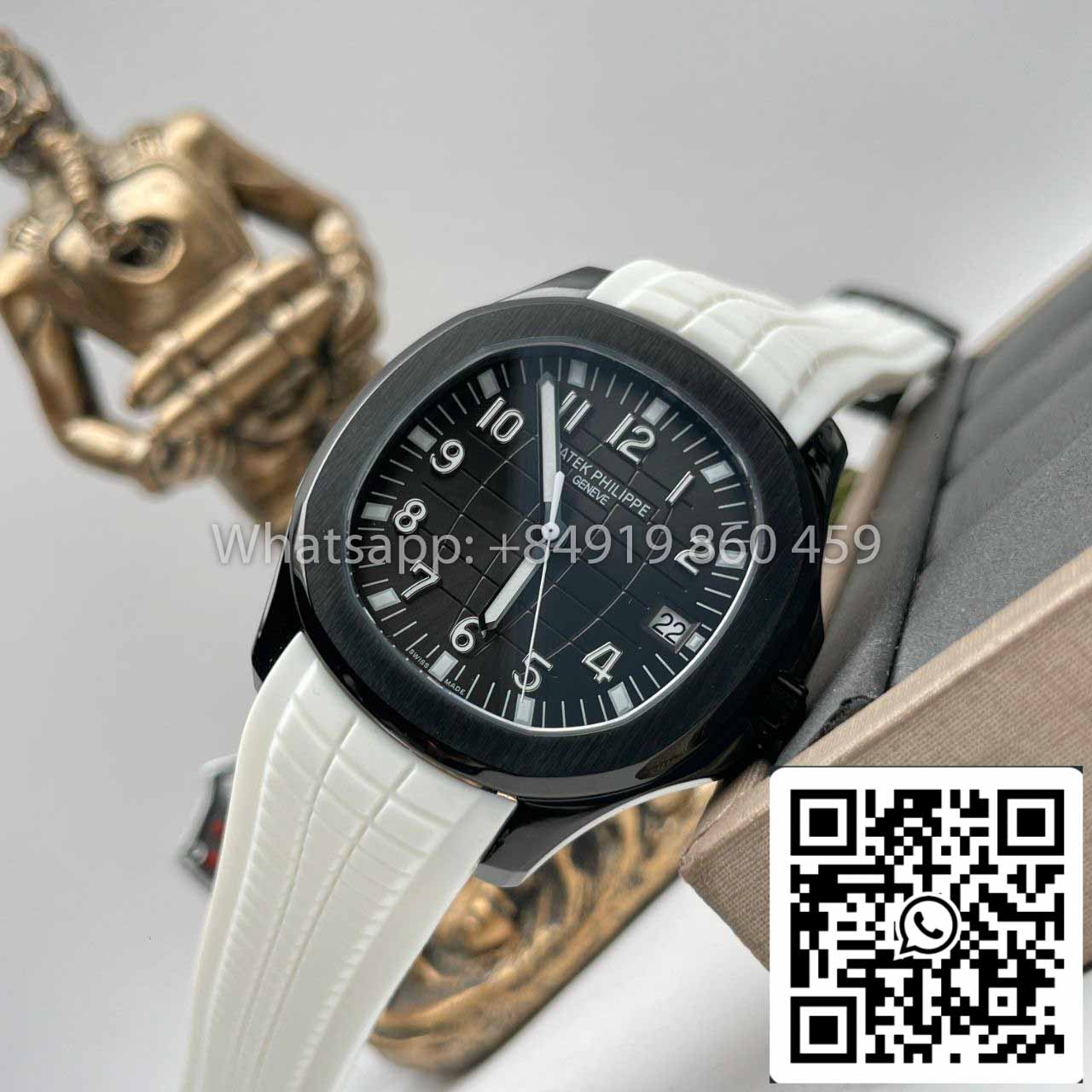 Patek Philippe Aquanaut PP5167 1:1 Best Edition ZF Factory DLC White Strap