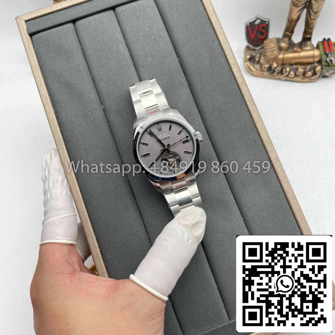 Rolex Milgauss 116400 LNT01HS-001 Tourbillon 1:1 Best Edition JB Factory Stainless Steel Case Swiss ETA3131