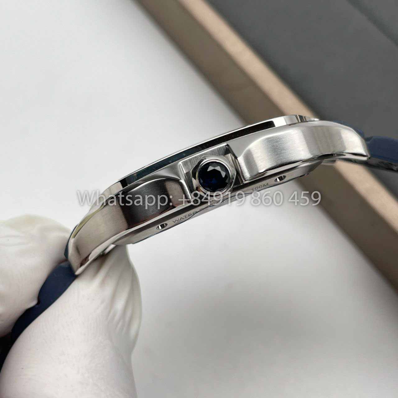 Cartier santos Skeleton 40mm W2020018 THB Factory 1:1 Best Edition Bisel blanco