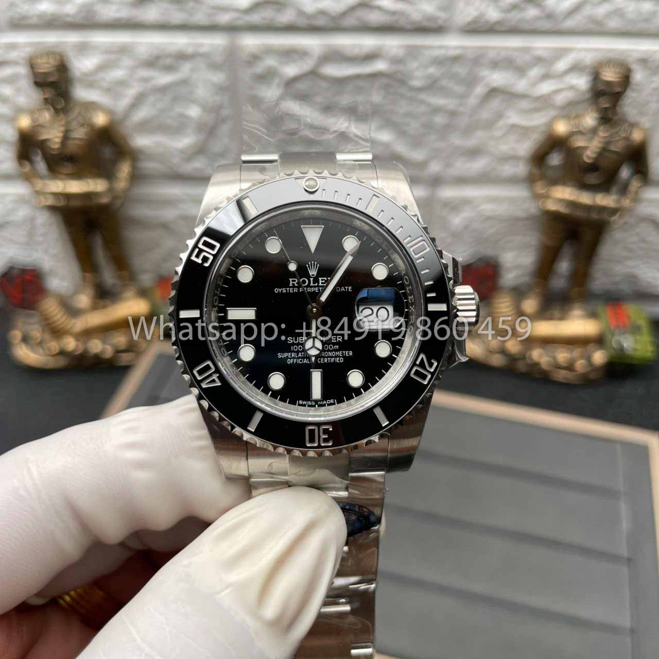 Rolex Submariner 116610LN-97200 40 mm movimiento 3135 Clean Factory V4 bisel negro