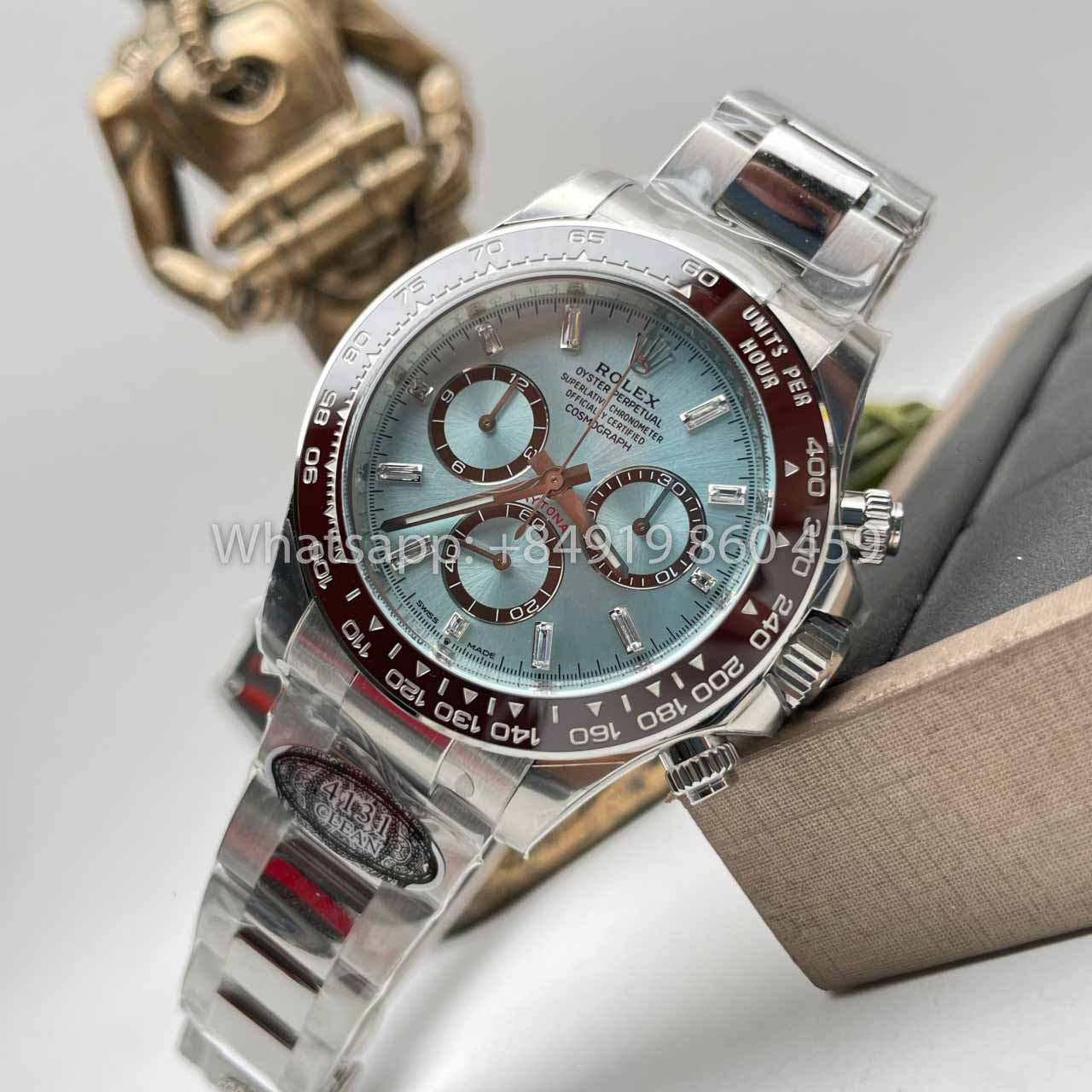 Rolex Cosmograph Daytona M126506 Ice Blue 4131 Movimiento 1:1 Mejor clon Limpio de fábrica