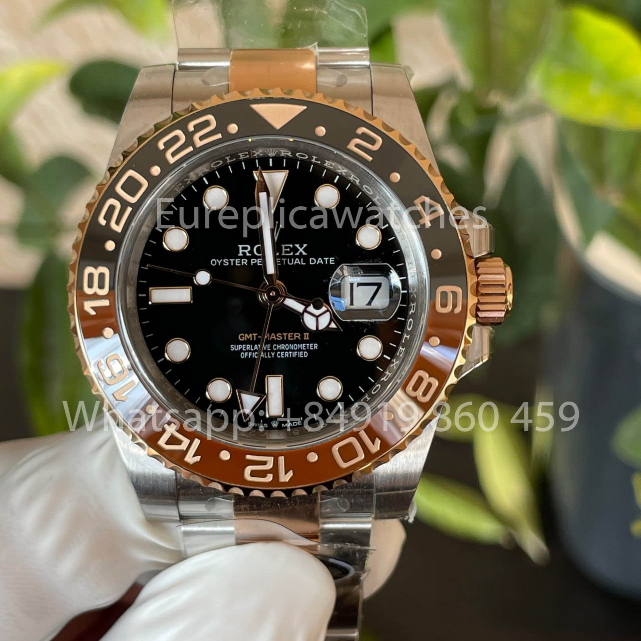 Rolex GMT Master II M126711chnr-0002 1:1 Mejor clon limpio de fábrica Versión más reciente 2025