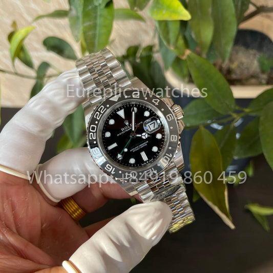 Rolex GMT Master II m126710grnr-0003 Bruce Wayne Batman 1:1 Miglior clone Fabbrica pulita 2025