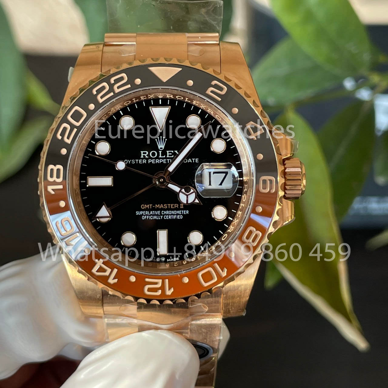 Rolex GMT Master II M126715CHNR-0001 1:1 Best Clone Clean Factory Newest Version 2025