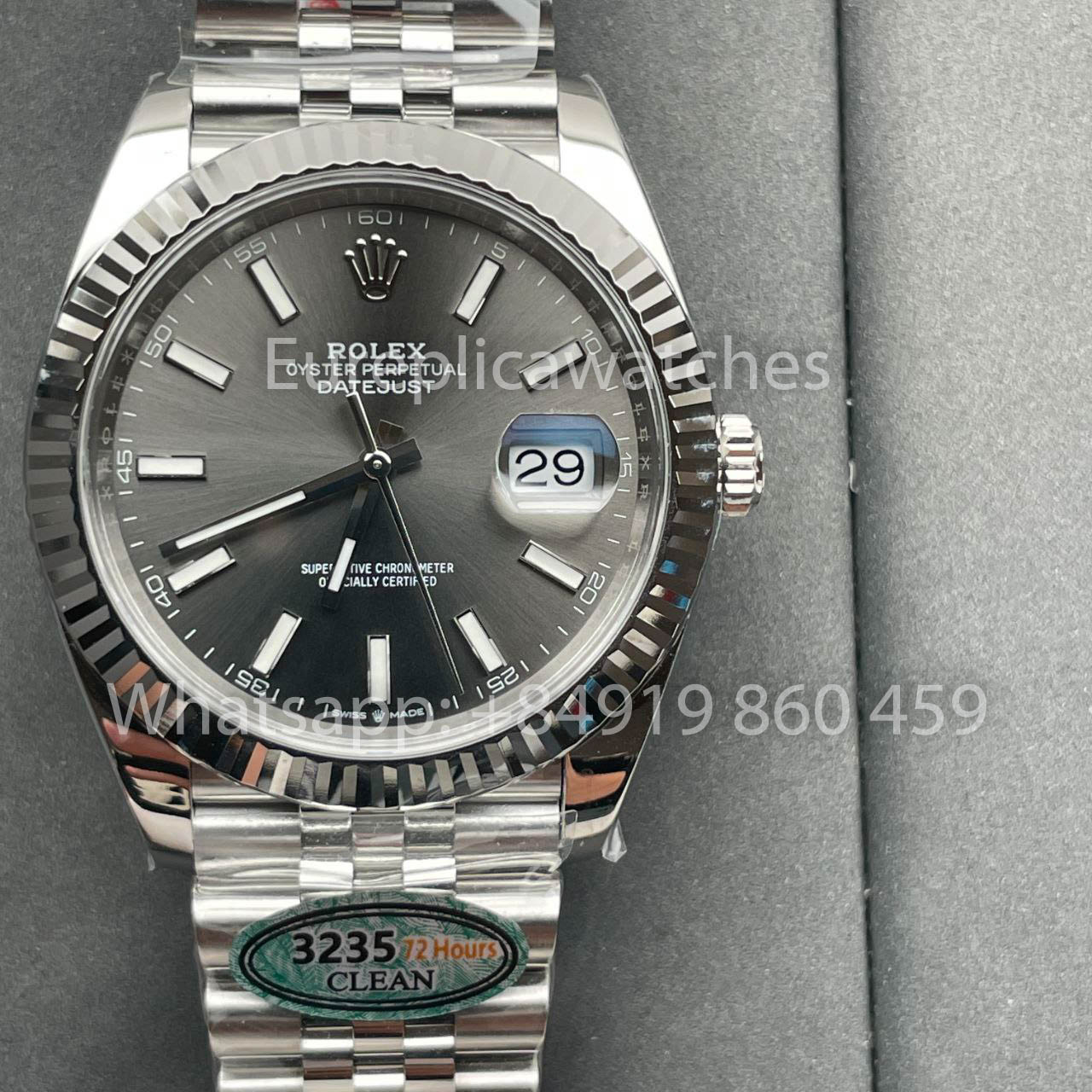 Rolex Datejust M126334-0014 1:1 Best Edition Clean Factory 904L Acero inoxidable