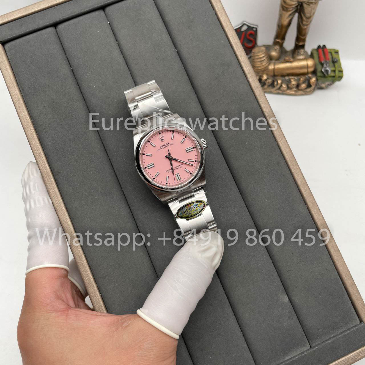 Replica Rolex Oyster Perpetual M126000-0008 36MM  Clean Factory Pink Dial