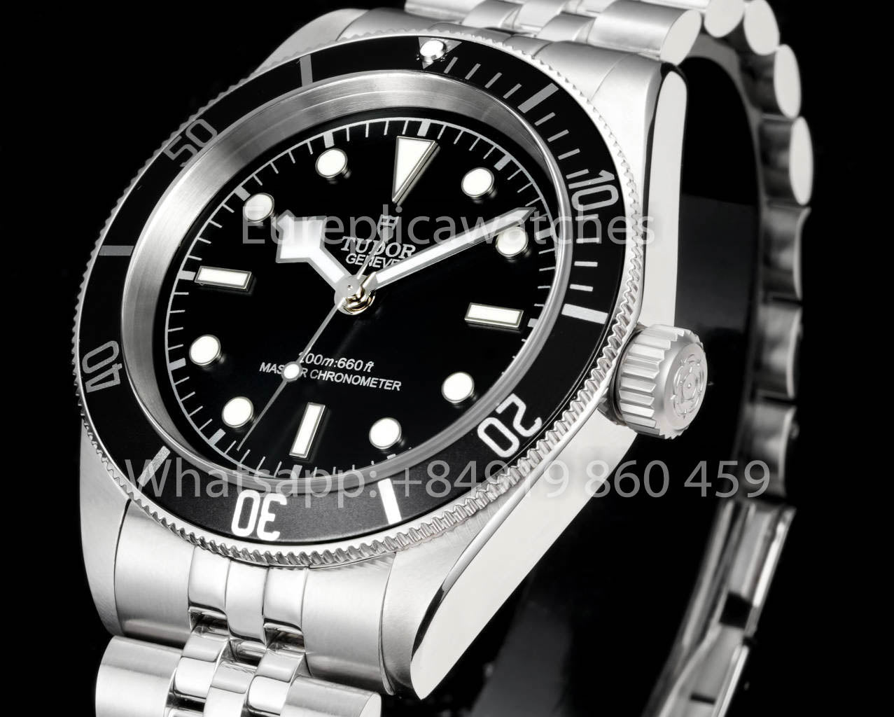 Tudor Monochrome Black Bay 1:1 Miglior Clone GR Factory Lunetta Nera