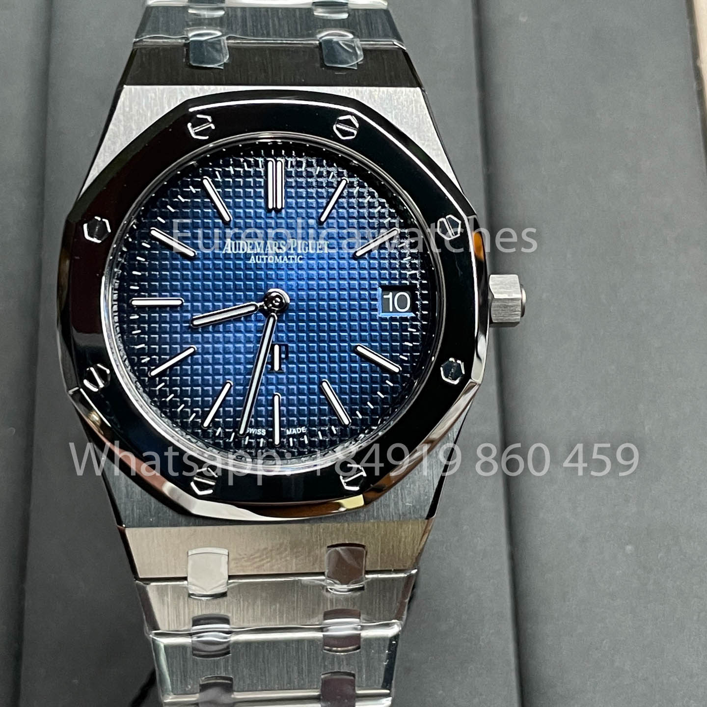 Audemars Piguet Royal Oak 15202IP.OO.1240IP.01 1:1 Best Clone ZF Factory Smoked Blue Dial