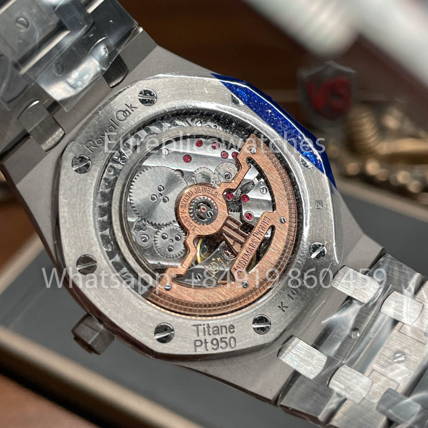 Audemars Piguet Royal Oak 15202IP.OO.1240IP.01 1:1 Best Clone ZF Factory Smoked Blue Dial