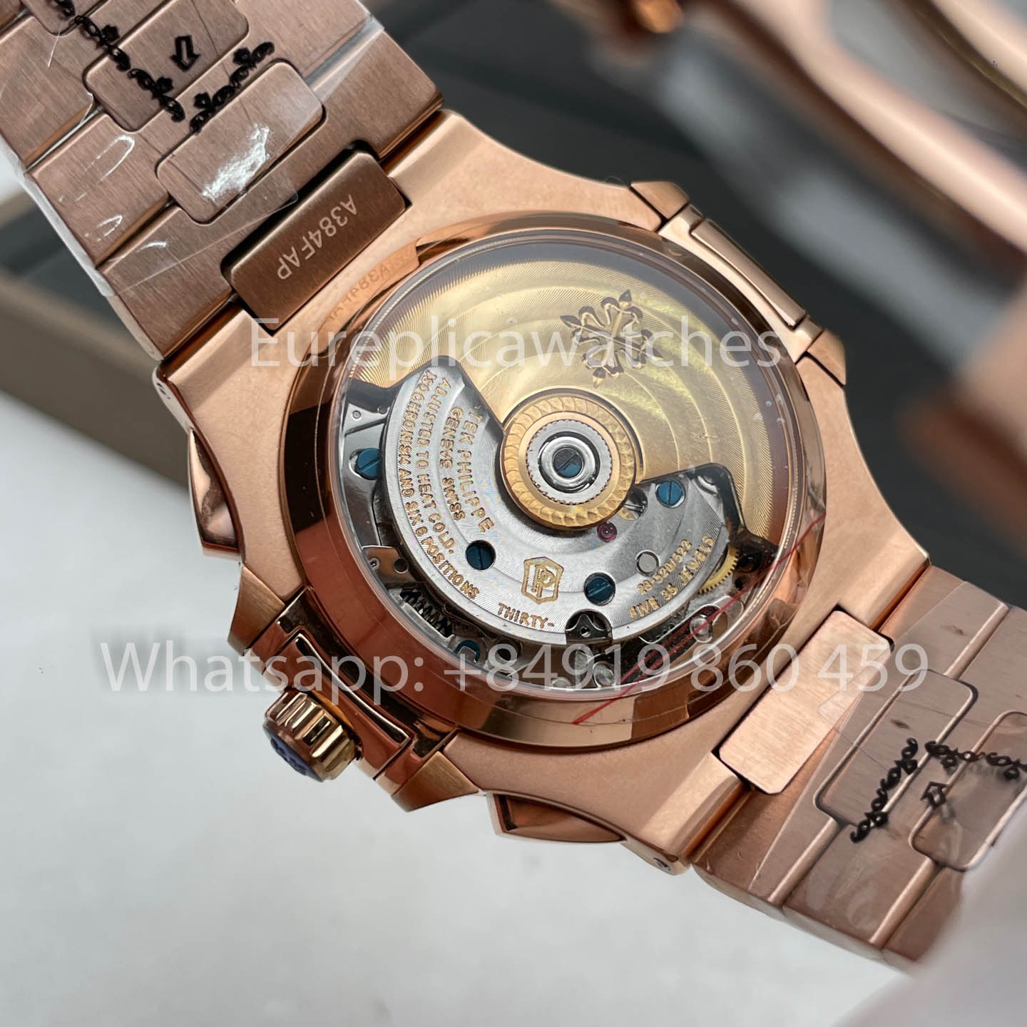 Patek Philippe Nautilus 5980/1R-001 1:1 Mejor Edición 3K Factory V2 Esfera Negra