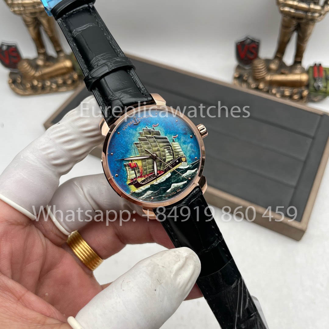 Ulysse Nardin 8152-111-2/ZHENGHE Classico 1:1 Miglior clone