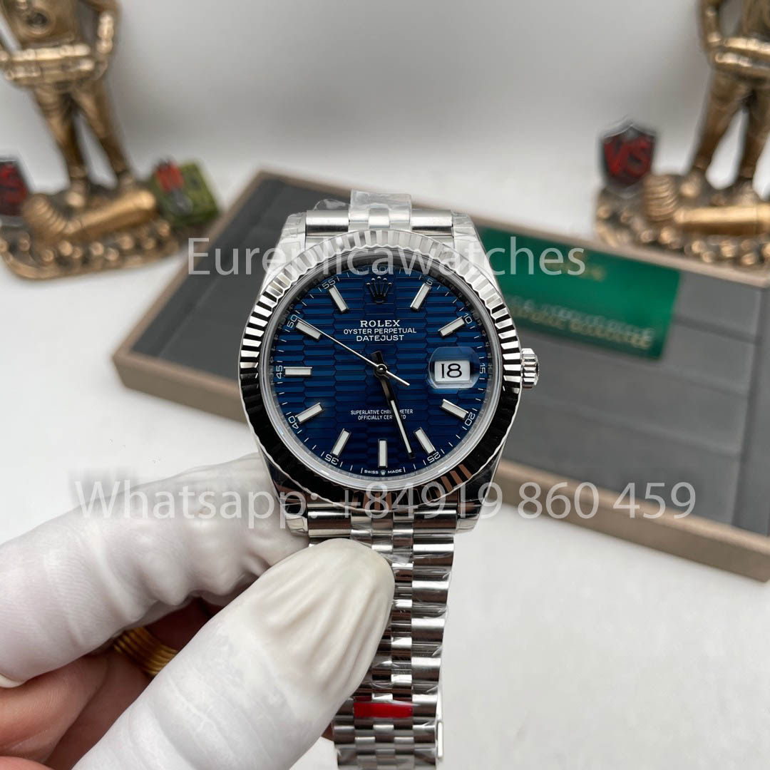 Rolex Datejust M126334-0031 41MM 1:1 Mejor edición VS esfera azul de fábrica