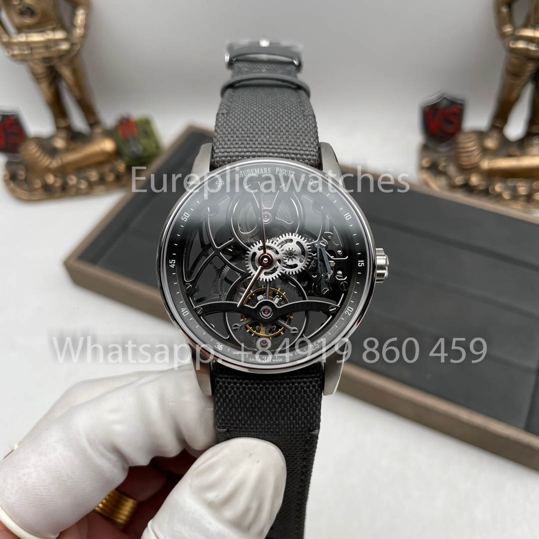 Audemars Piguet Codice 11.59 Tourbillon Openworked 26600CR.OO.D009KB.01 Miglior Clone Super Clone