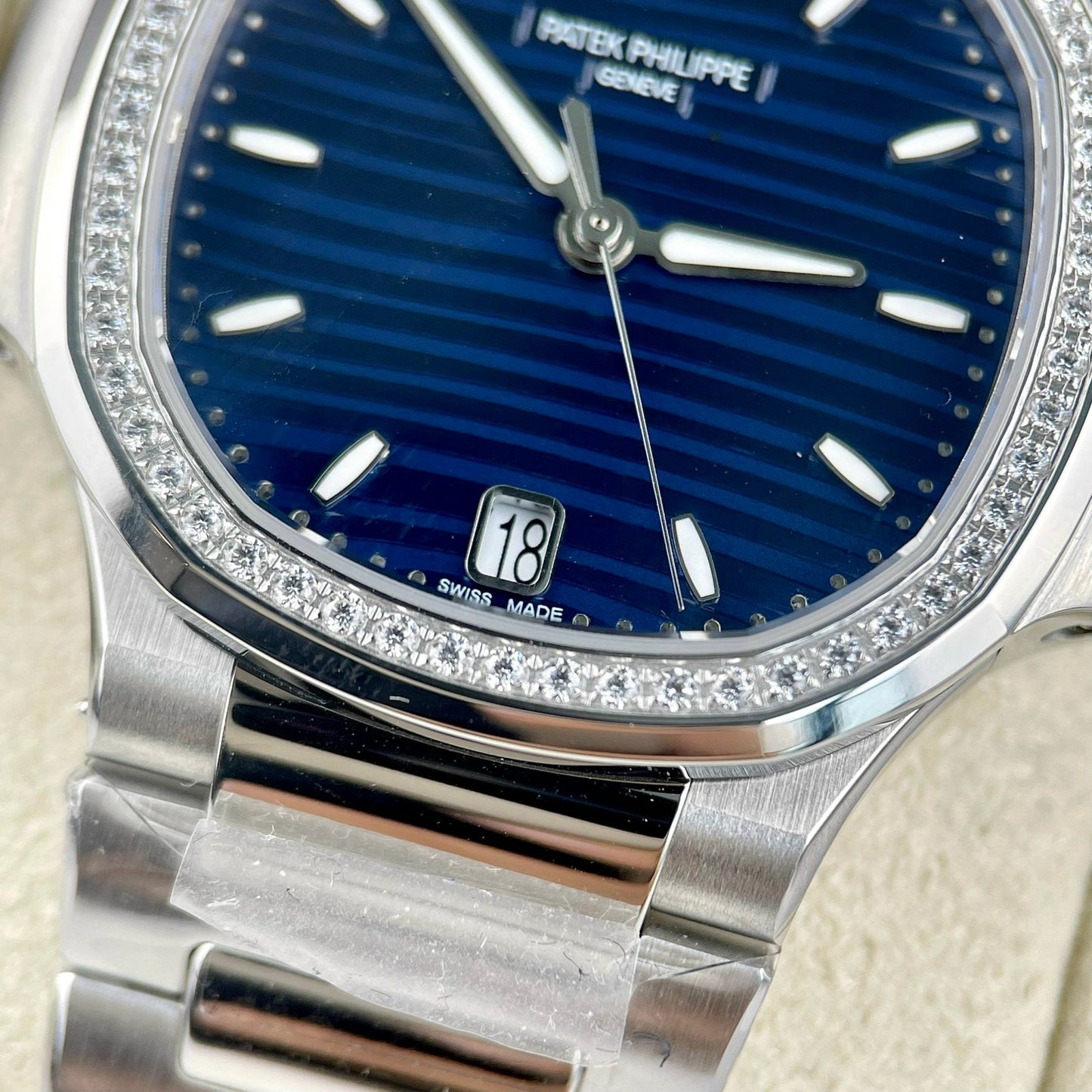 Patek Philippe Nautilus 7118/1A-001 1:1 Mejor Edición 3K Esfera Azul de Fábrica