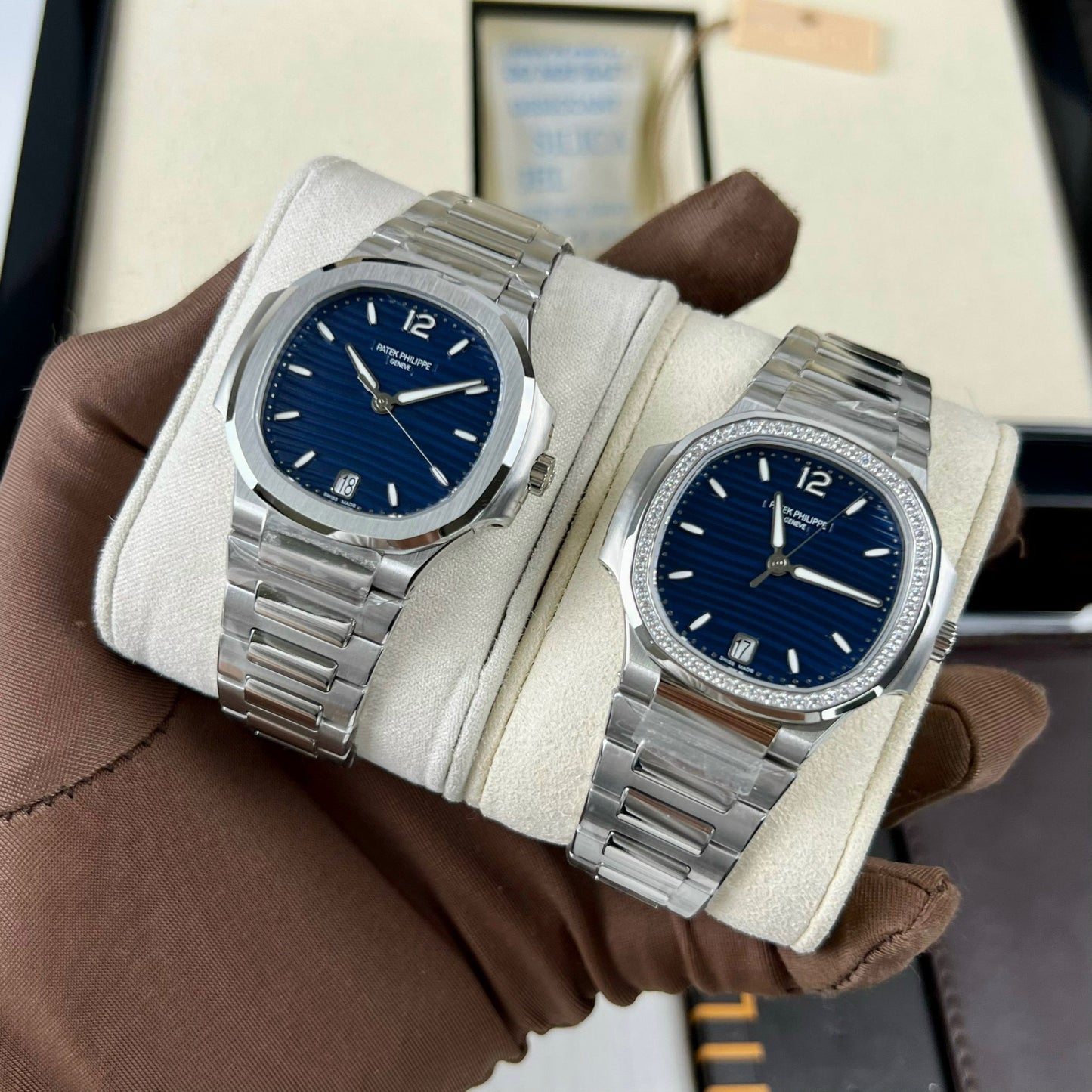 Patek Philippe Nautilus 7118/1A-001 1:1 Mejor Edición 3K Esfera Azul de Fábrica