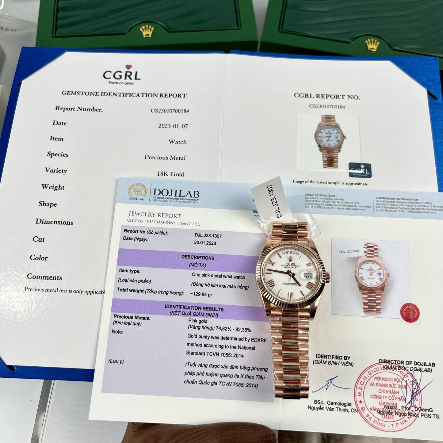 Rolex Day-Date 40 228235-0032 40mm 18k rose gold coated