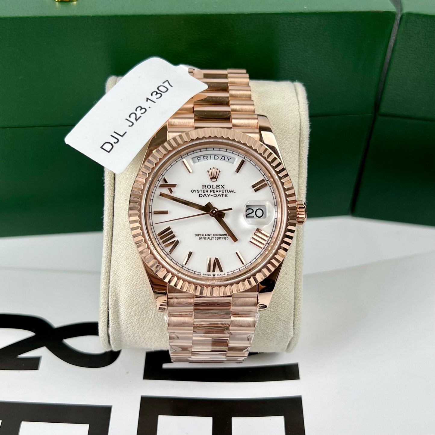 Rolex Day-Date 40 228235-0032 40 mm recubierto de oro rosa de 18 quilates