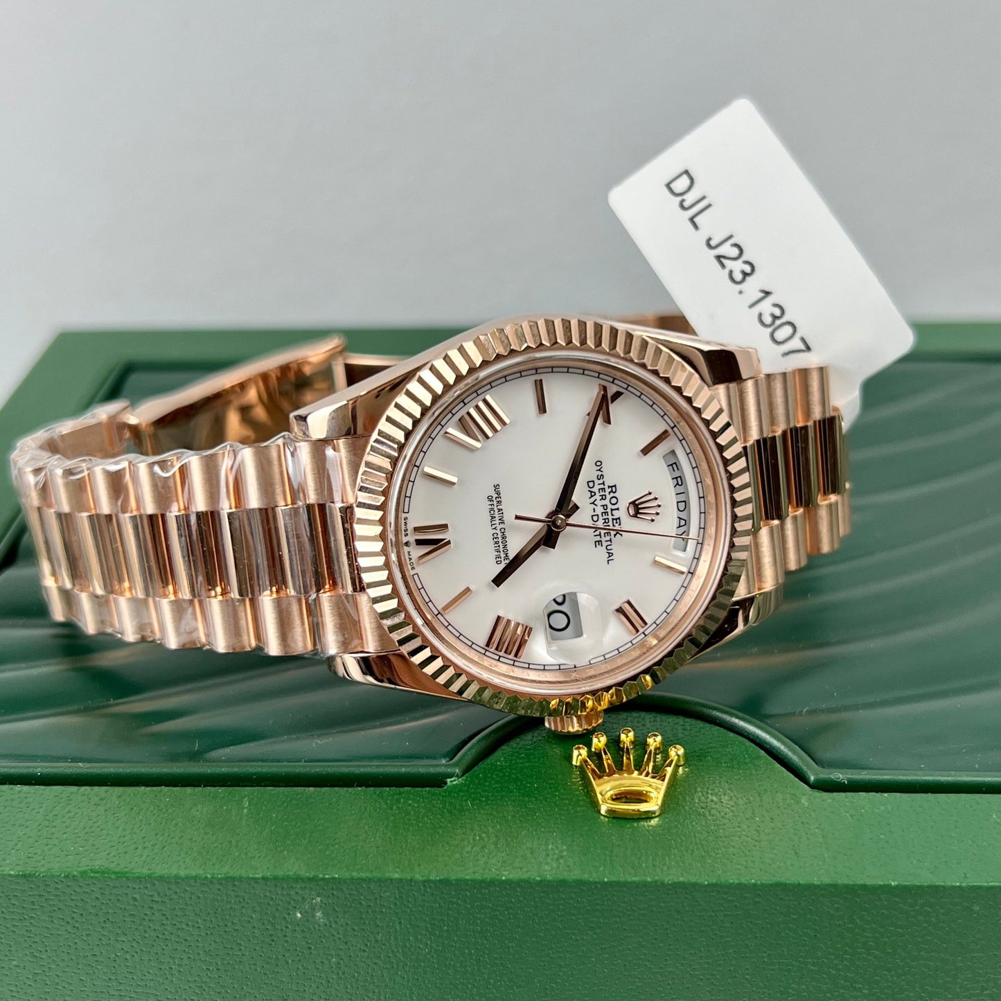 Rolex Day-Date 40 228235-0032 40mm rivestito in oro rosa 18 carati