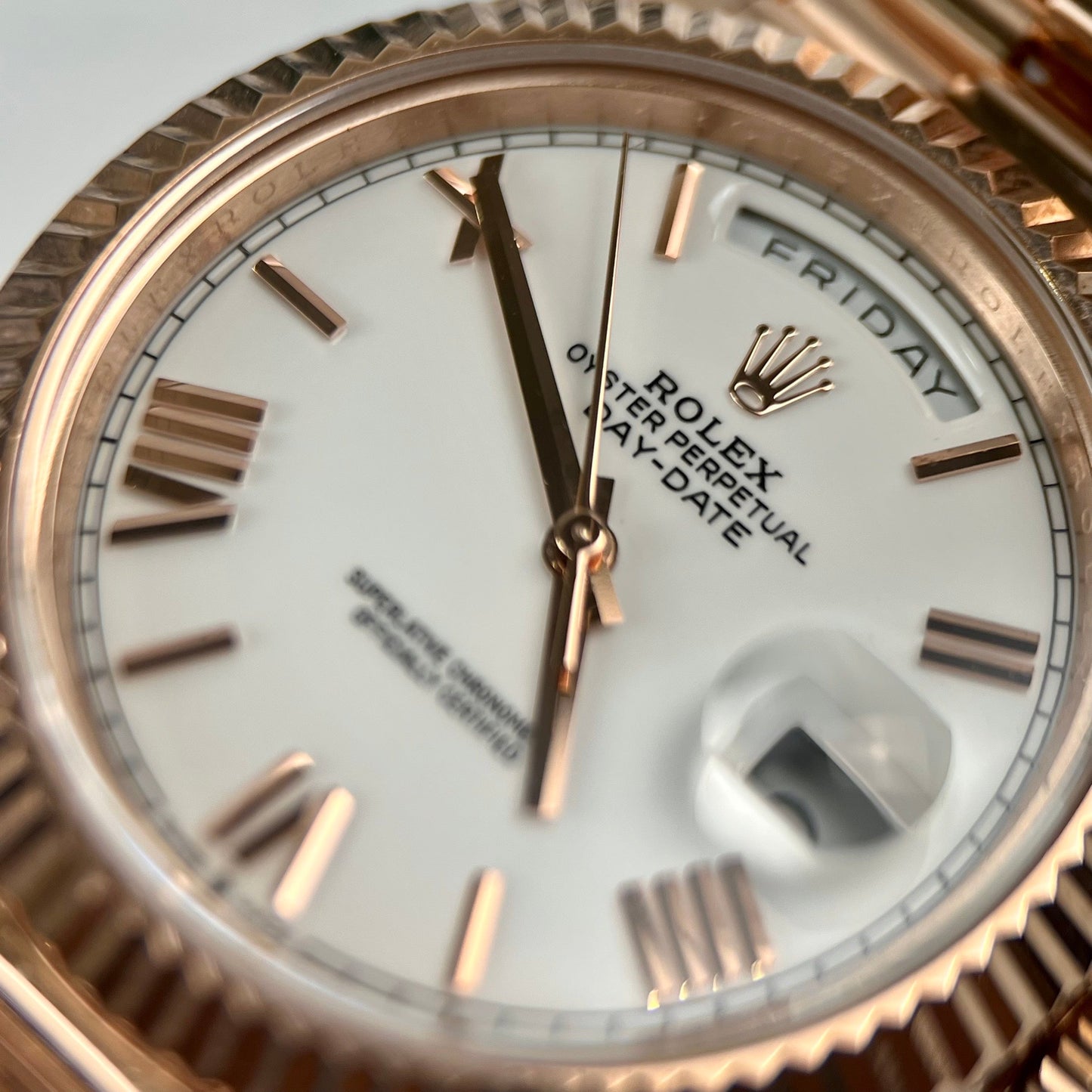 Rolex Day-Date 40 228235-0032 40 mm recubierto de oro rosa de 18 quilates