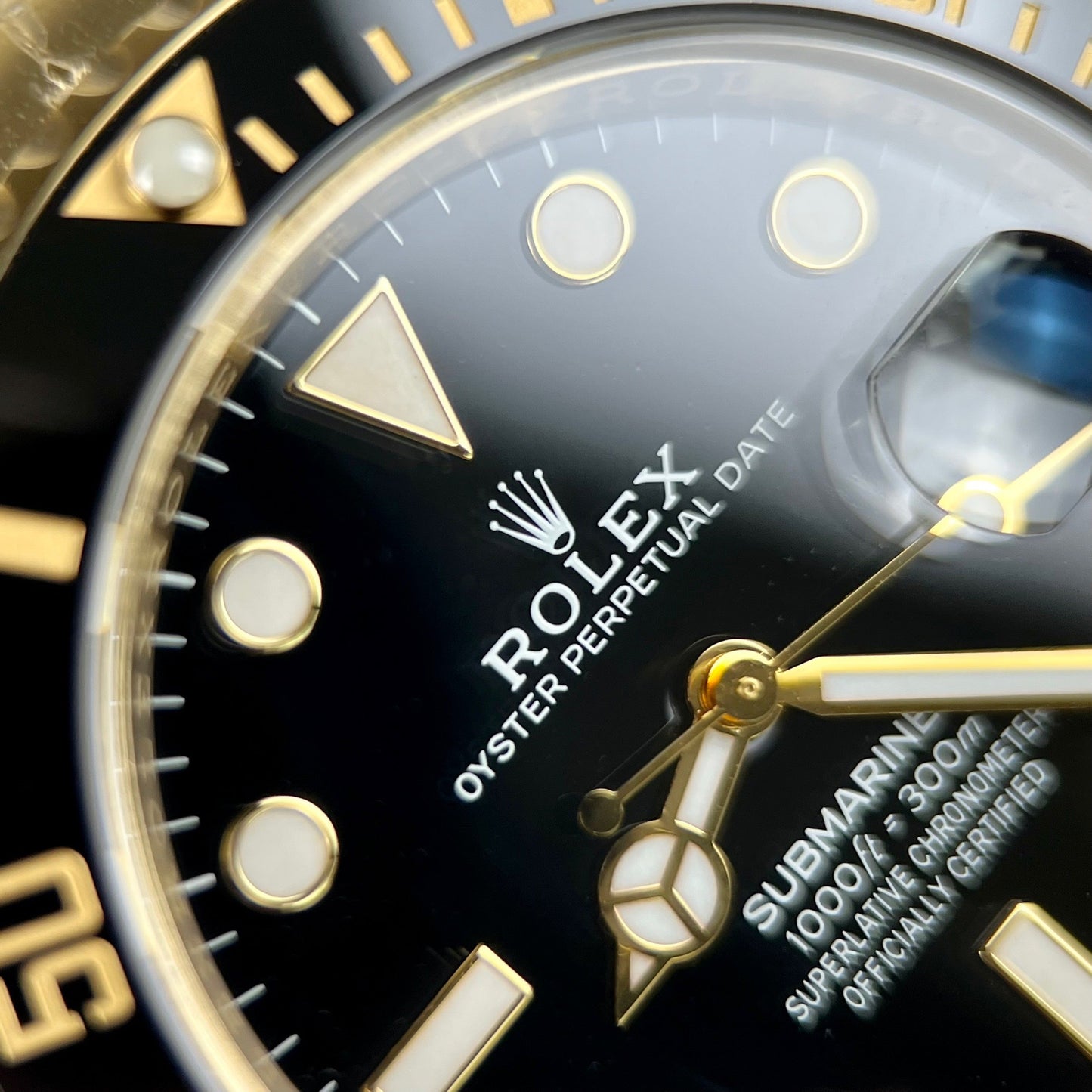 Rolex Submariner Date quadrante nero oro giallo orologio da uomo 126618LN-0002 avvolto in oro 18 carati