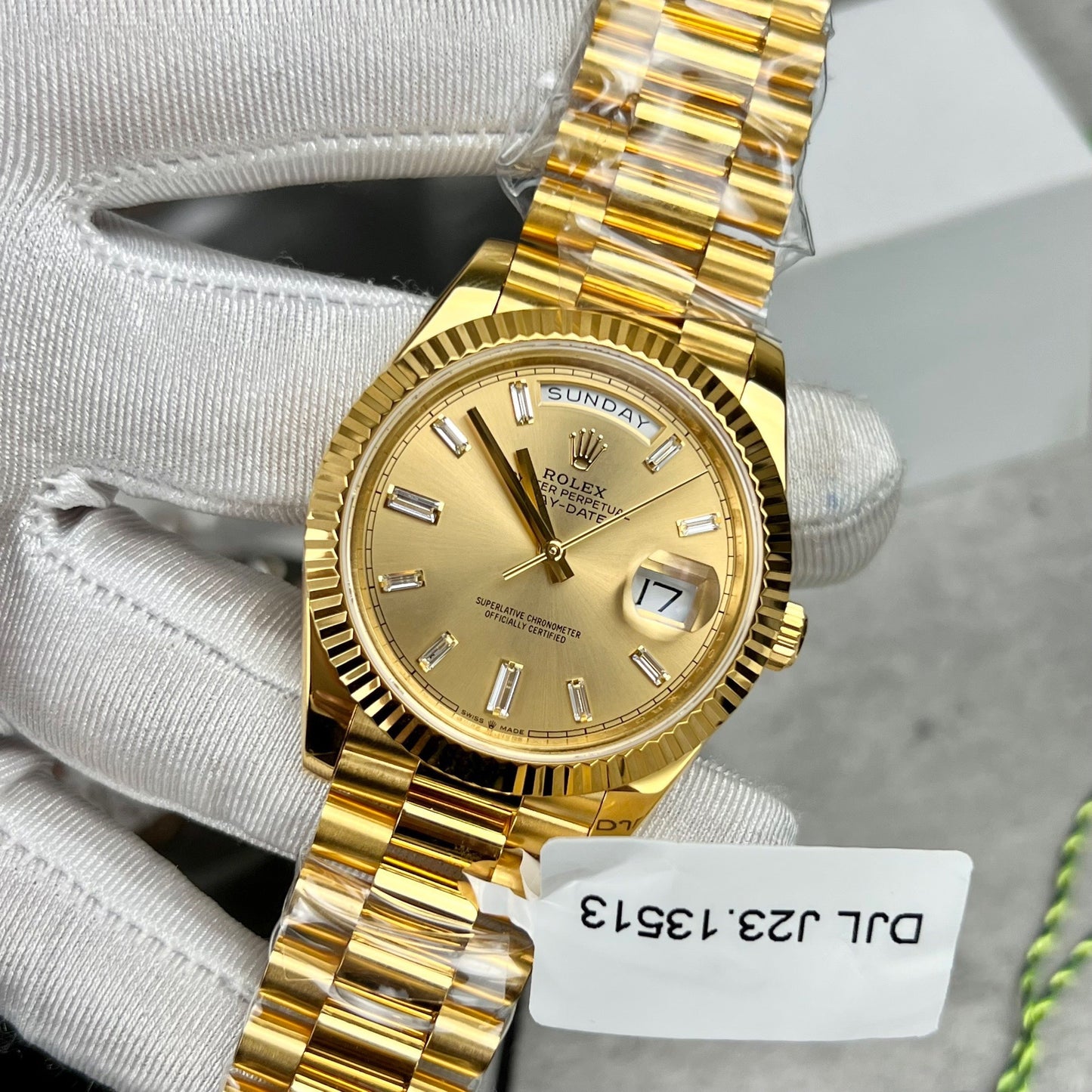 Rolex Day-Date 40 228348rbr-0002 Gold Filled 18k con peso di 150 grammi