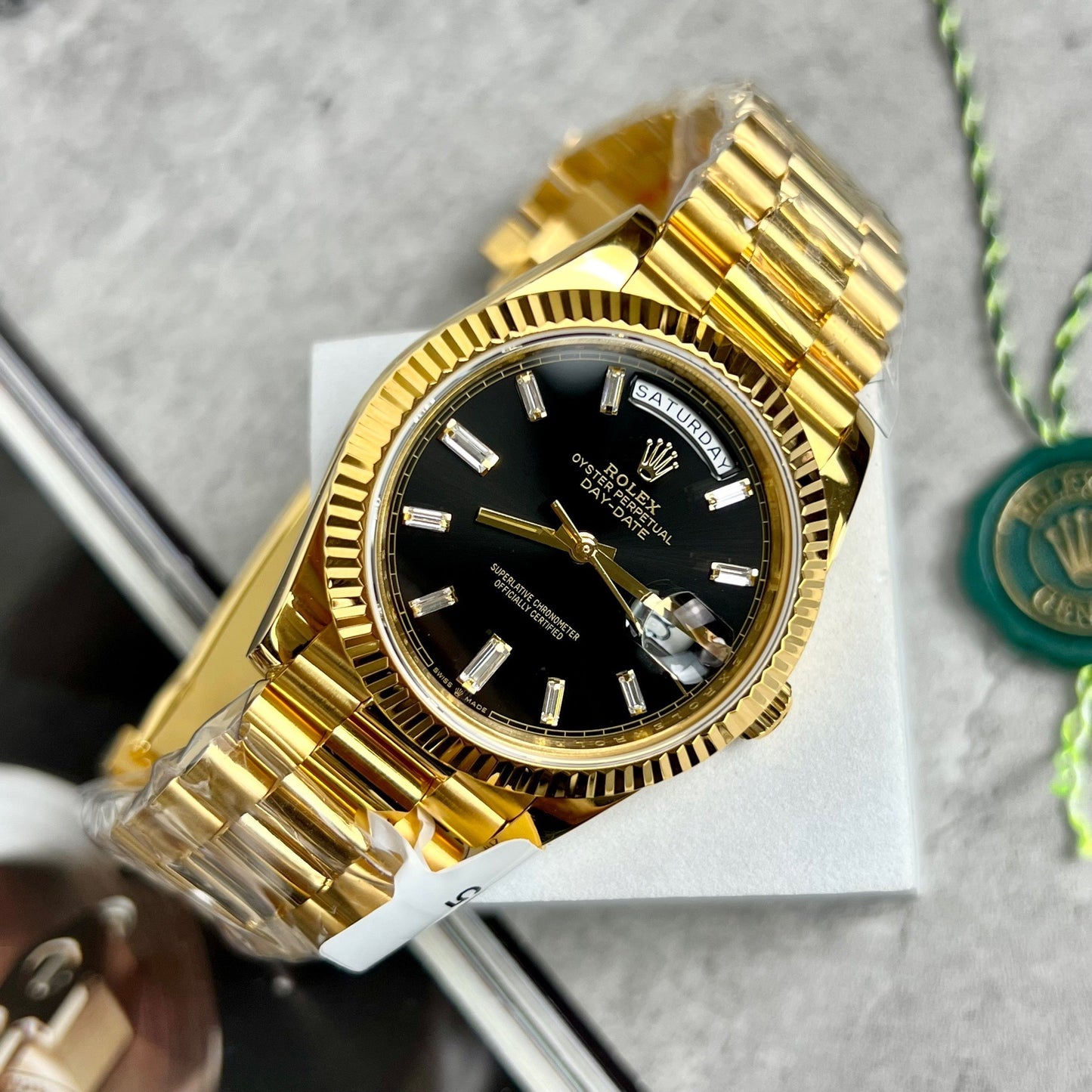 Rolex Day-Date 40 228398TBR Gold Filled 18k con 153 grammi di GM Factory