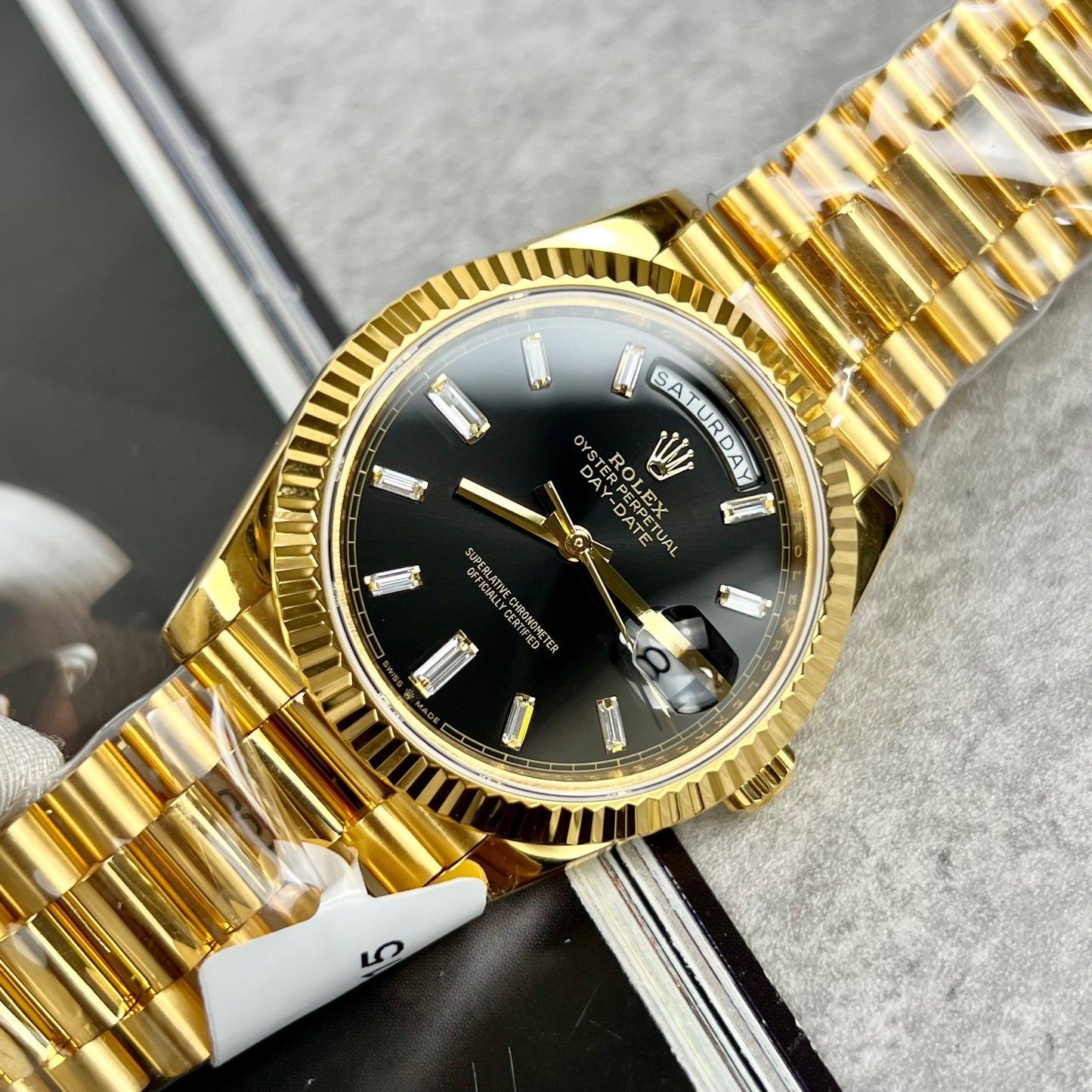 Rolex Day-Date 40 228398TBR Gold Filled 18k con 153 grammi di GM Factory