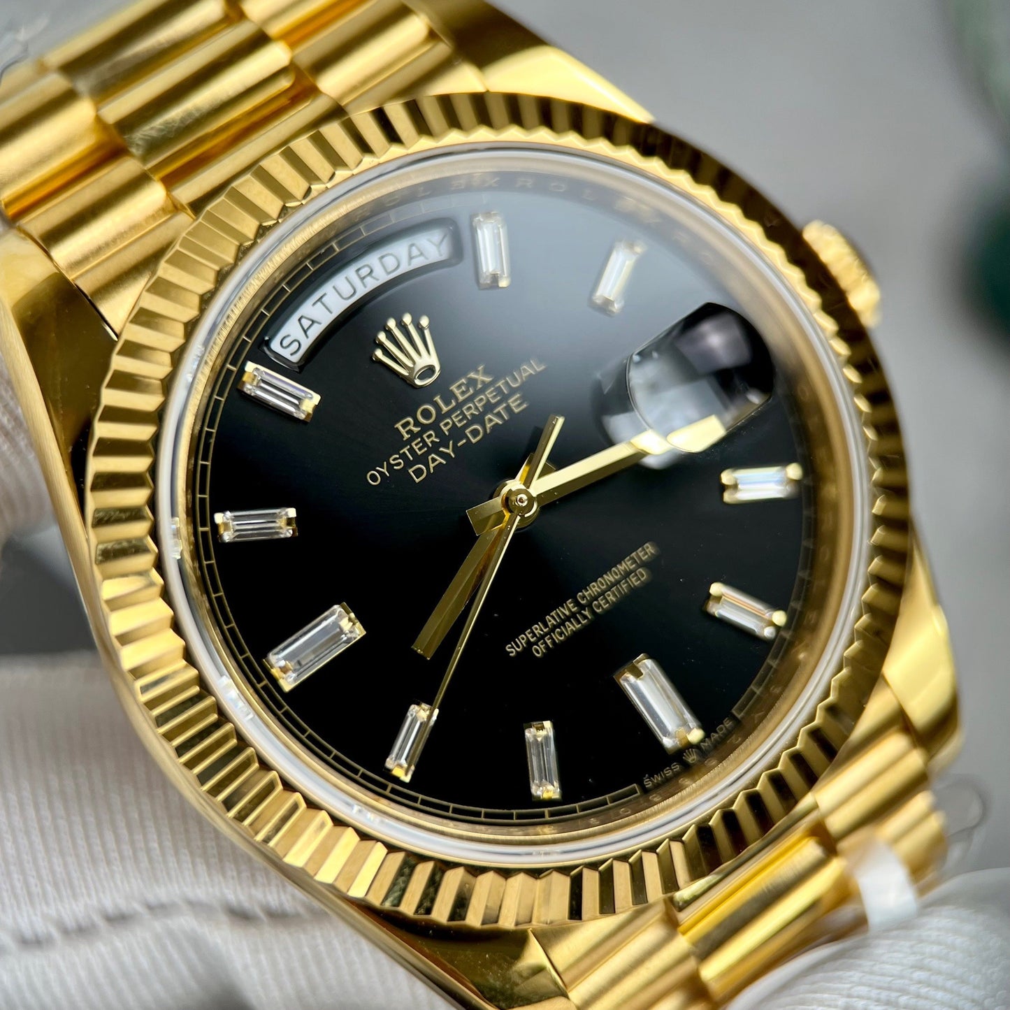 Rolex Day-Date 40 228398TBR Gold Filled 18k con 153 grammi di GM Factory