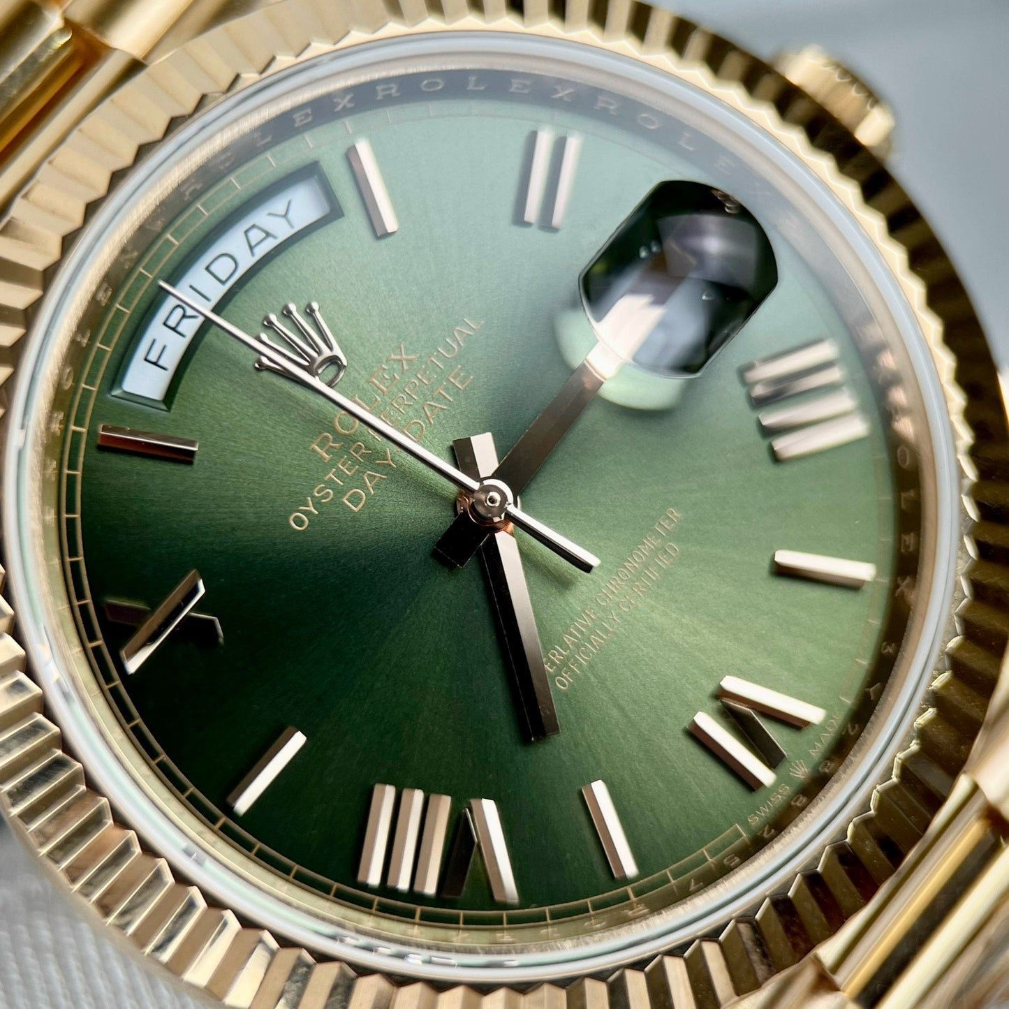 Rolex Day-Date 40 228235 1:1 mejor edición de la versión de contrapeso de fábrica de GM v2