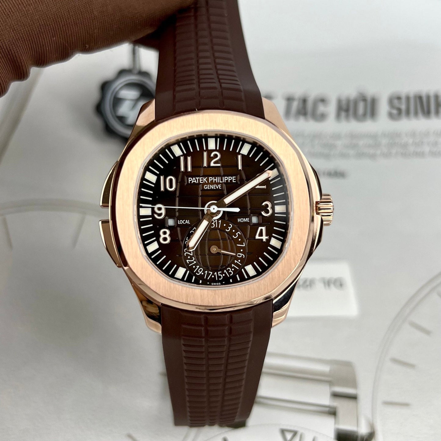 Patek Philippe 5164R-001 Aquanaut 40.8mm 18k Rose gold filled from ZF Factory