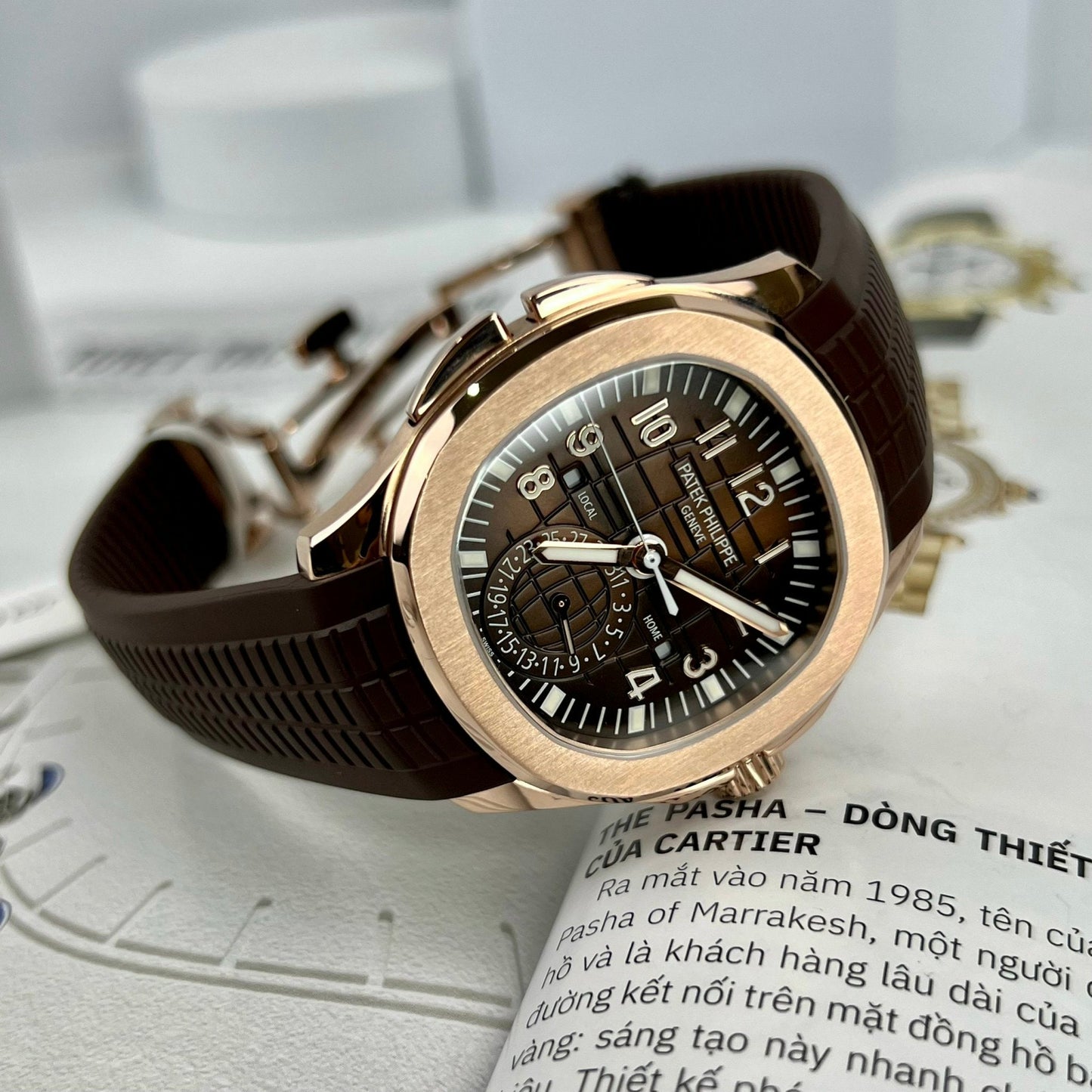 Patek Philippe 5164R-001 Aquanaut 40.8mm 18k Rose gold filled from ZF Factory