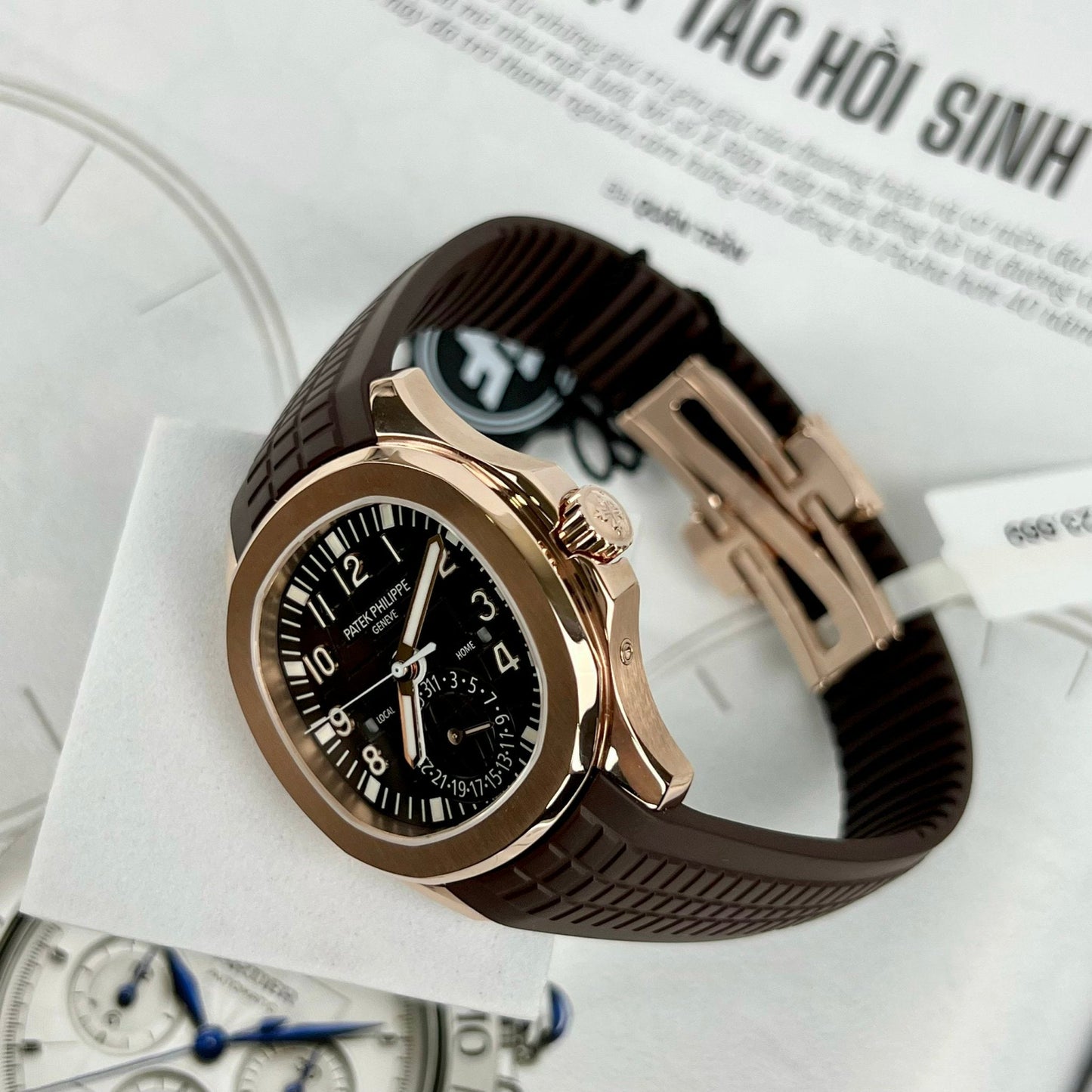 Patek Philippe 5164R-001 Aquanaut 40.8mm 18k Rose gold filled from ZF Factory