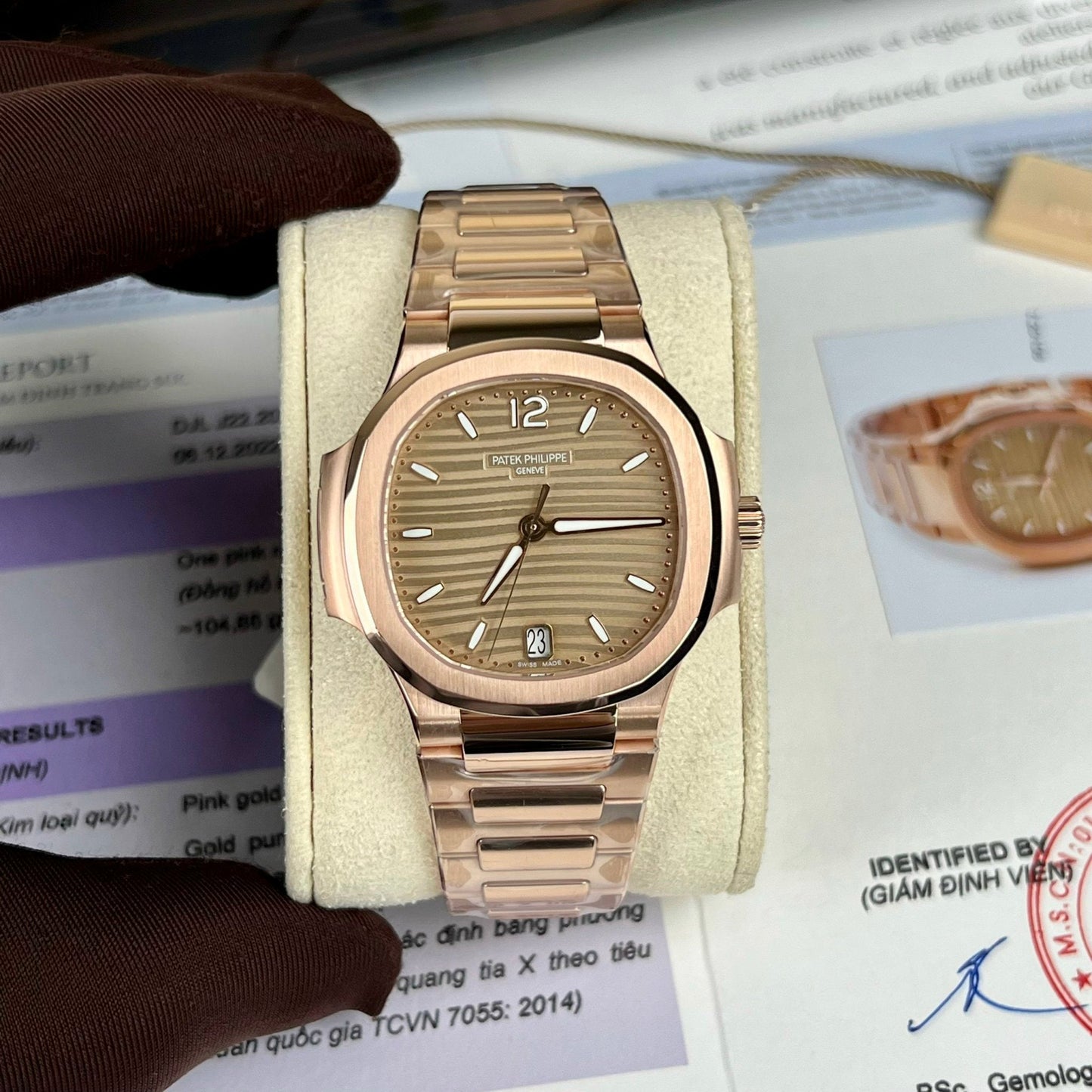 Patek Philippe Nautilus 7118/1R-010 riempito in oro 18k da 3K Factory