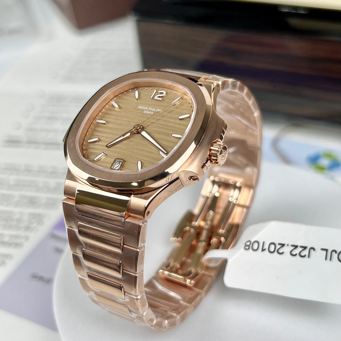 Patek Philippe Nautilus 7118/1R-010 Oro de 18k lleno de 3K Factory