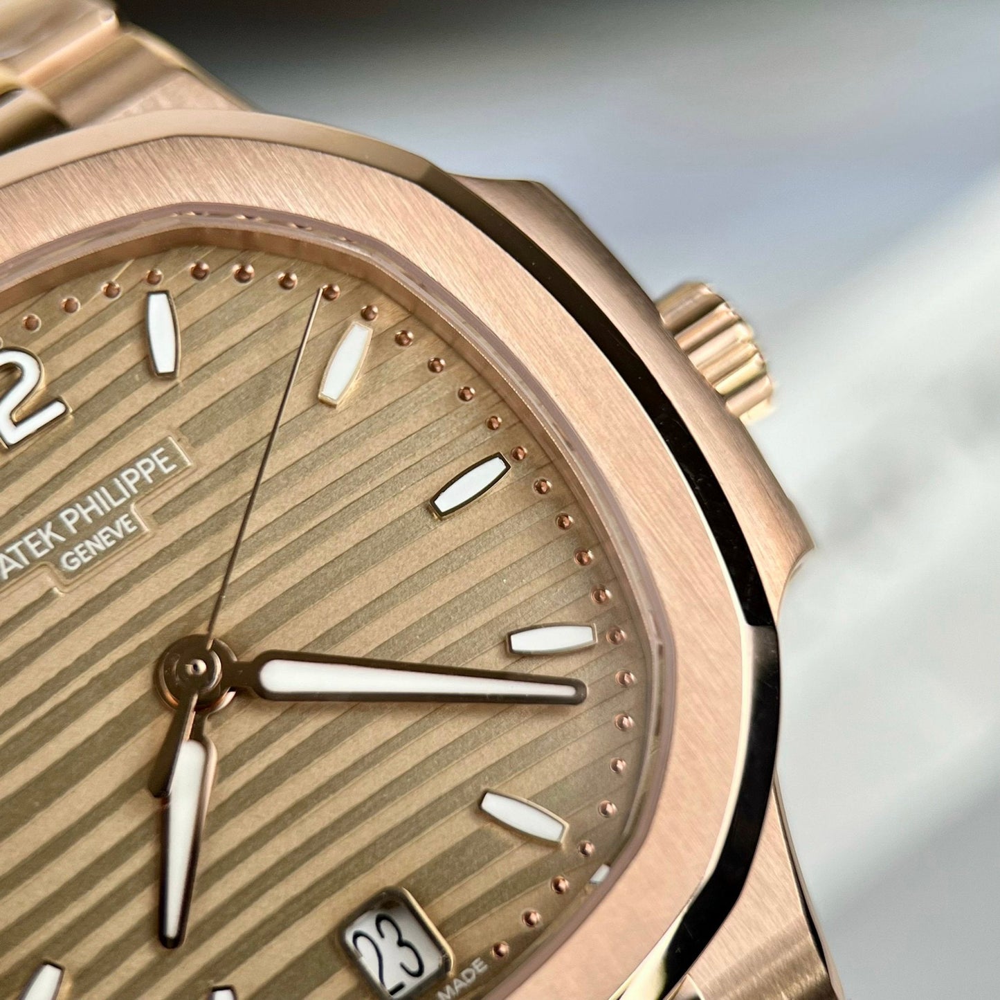 Patek Philippe Nautilus 7118/1R-010 Oro de 18k lleno de 3K Factory