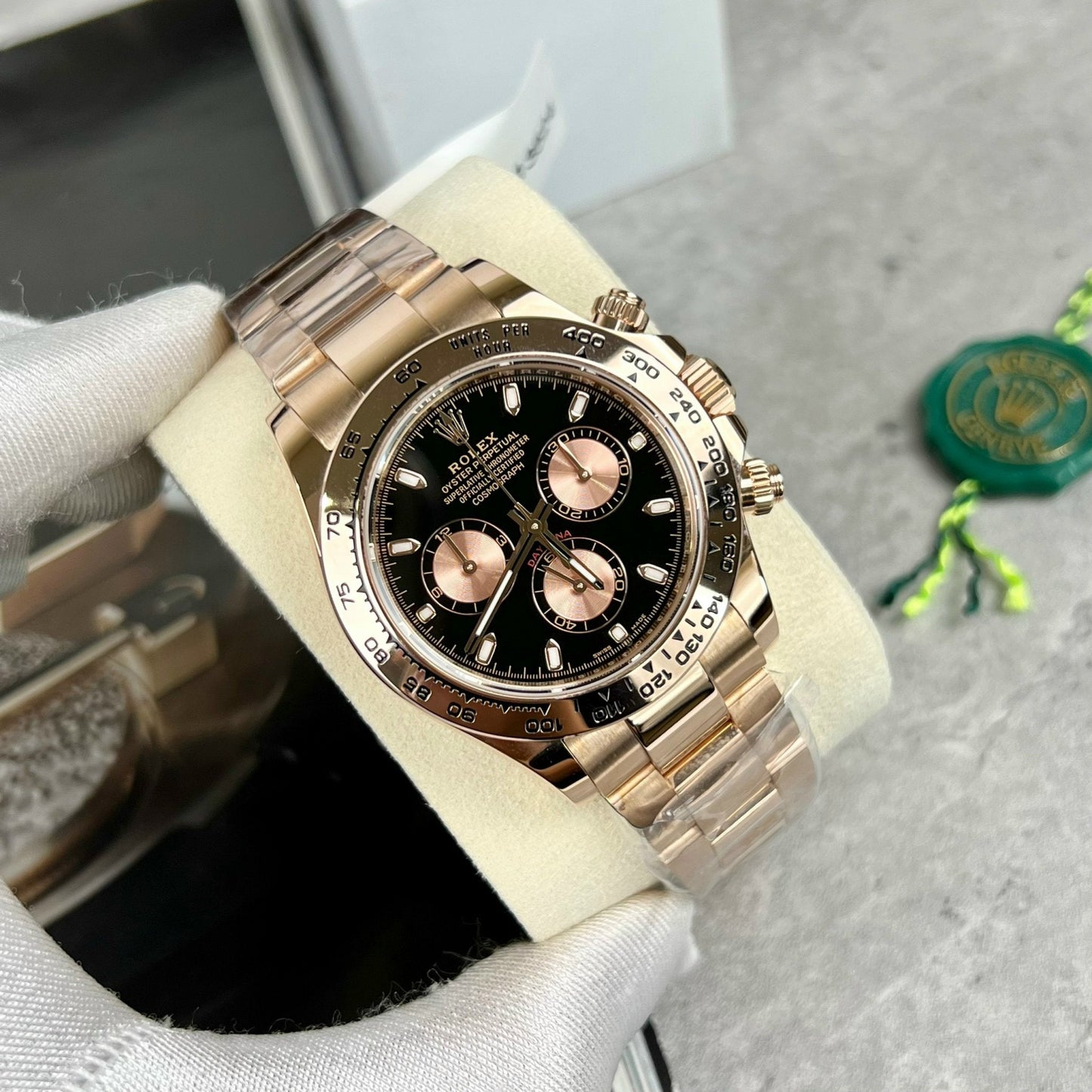 Rolex Cosmograph Daytona M116505-0008 18k relleno de oro Everose