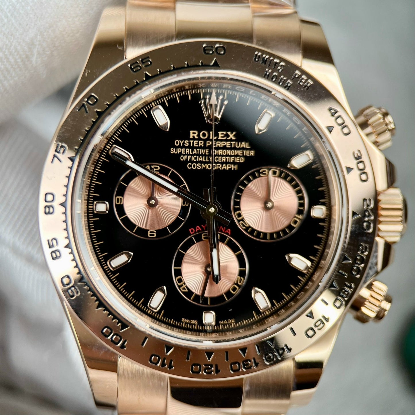 Rolex Cosmograph Daytona M116505-0008 18k Everose Gold Filled