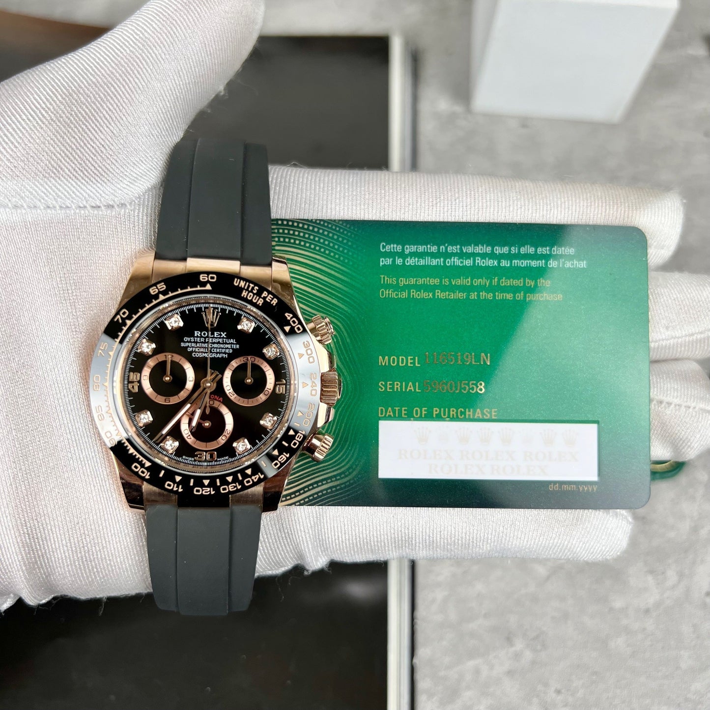 Rolex Cosmograph Daytona M116515ln-0057 personalizado bañado en oro de 18k de BT Factory